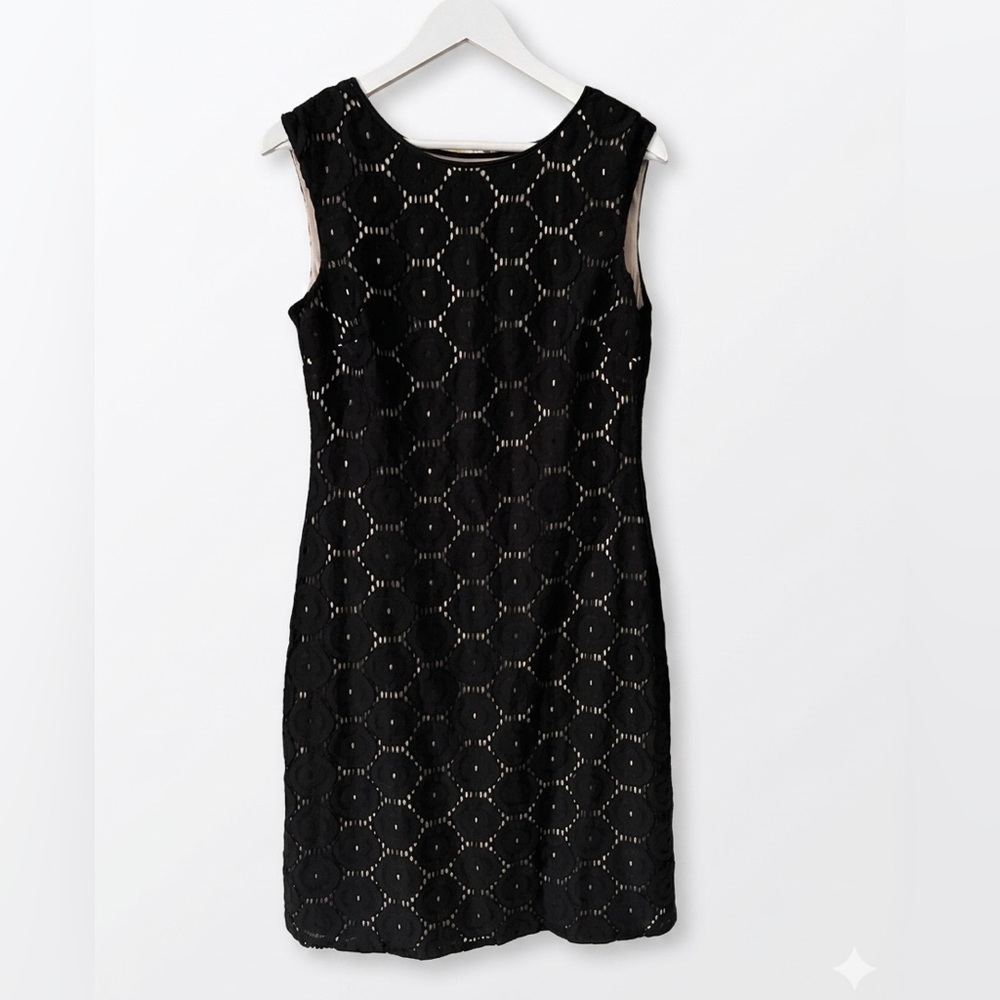 Eliza J Black Sleeveless Sheath Black Dress Wedding Cocktails Summer